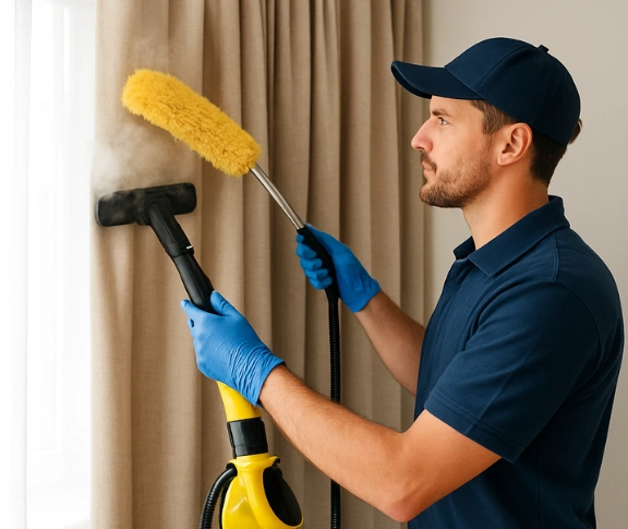 Trusted residential curtain cleaning technician Matty Curtain Cleaning whale-beach-nsw QLD